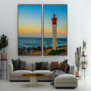 2 piece light house frame