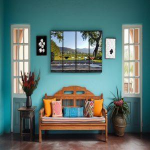 4 piece wine event frame