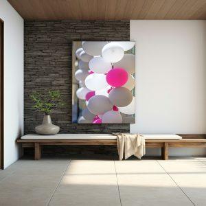 Balloons canvas frame