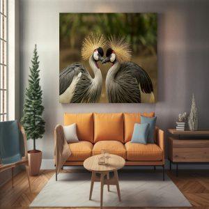 Birds canvas frame