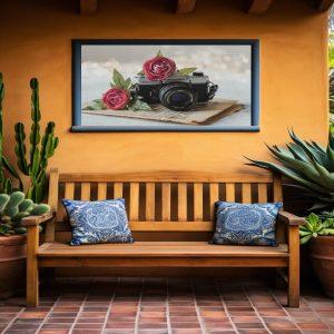 Camera Art canvas frame