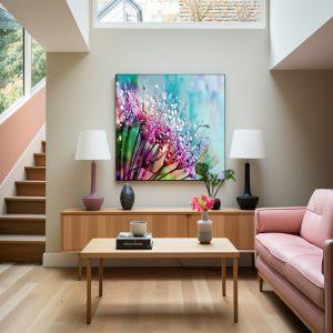 Flower1 canvas art frame