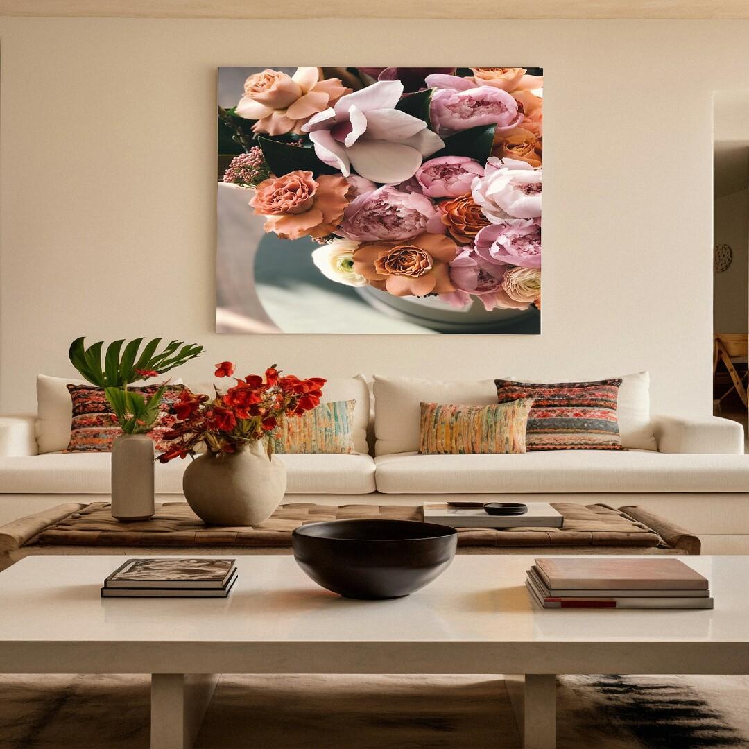 Rose1 canvas art frame