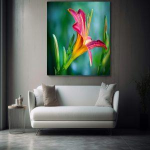 Flower2 canvas art frame
