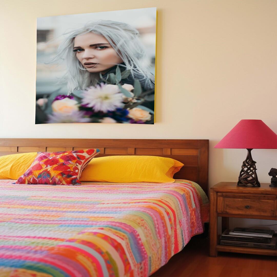 Girl4 canvas art frame