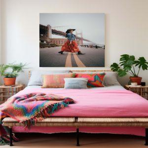 Girl6 canvas art frame