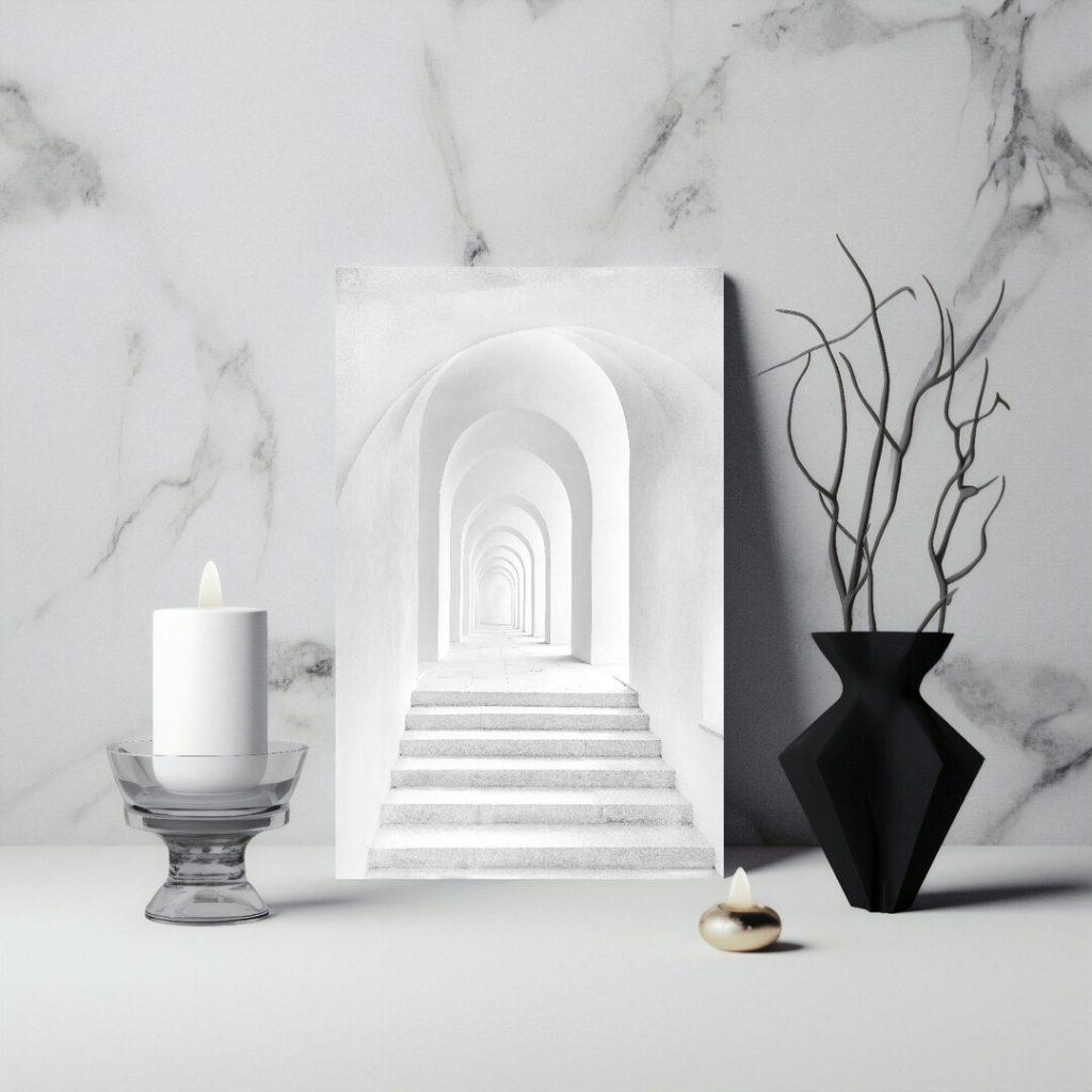 Hallway canvas art frame IrayaPrint