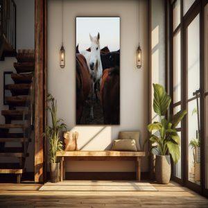 Horse1 canvas art frame