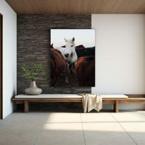Horse3 canvas art frame
