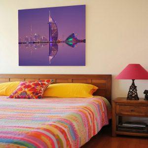 Hotel canvas art frame