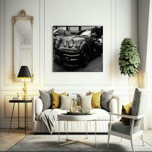 Jaguar canvas art frame