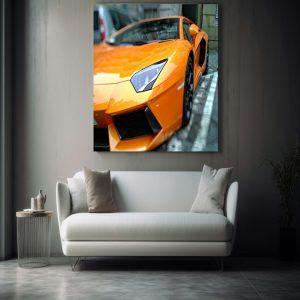 Lamborghini canvas art frame