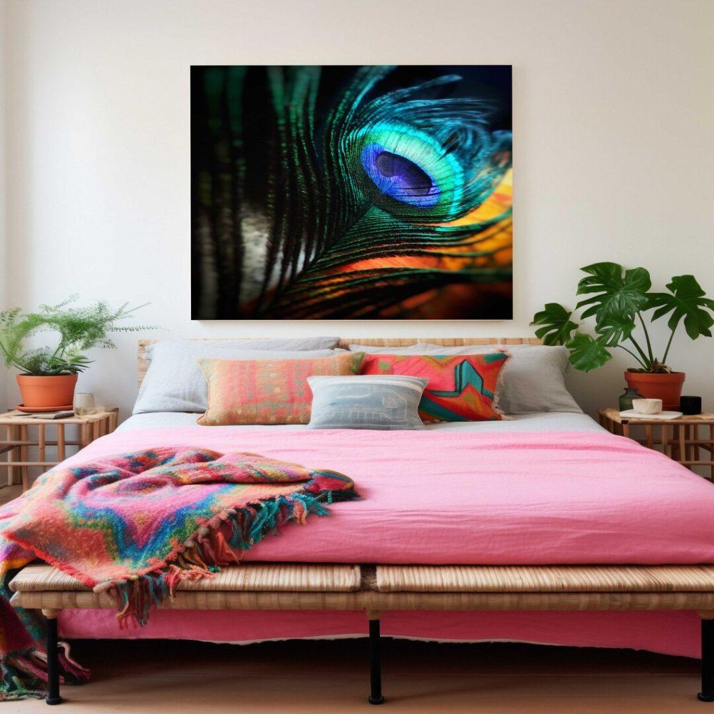 Fallen Feather Framed canvas main image 0