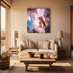 Sky canvas art frame