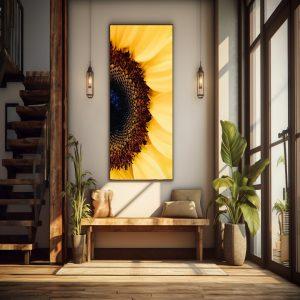 Sunflower canvas art frame