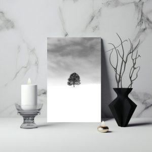 Tree canvas art frame