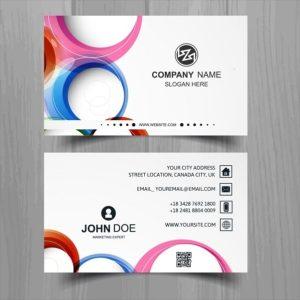 Designing and printing business cards